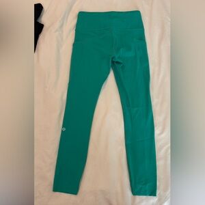 Lululemon Green High-Rise Performance Leggings
